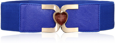

Calvino Women Casual, Formal Blue Artificial Leather Belt