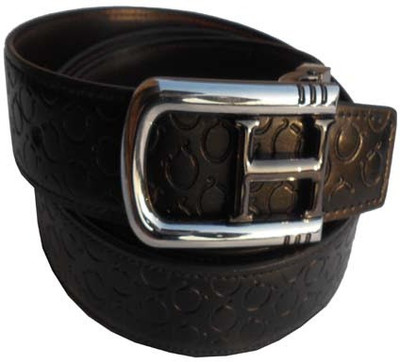 

M&Ms Men Black Texas Leatherite Belt