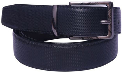 

OODI Men Black Artificial Leather Belt