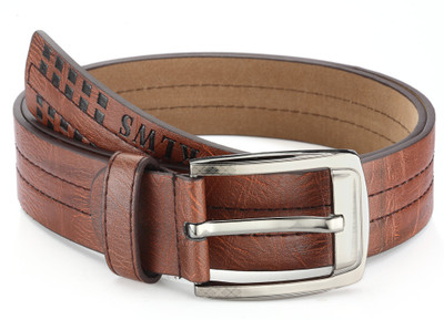 

TSX Men Casual, Formal, Evening, Party Brown Artificial Leather Belt