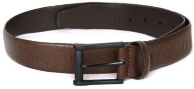 

John Players Men Genuine Leather Belt, Tobacco brown