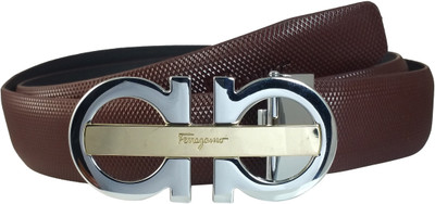 

Ammvi Creations Men Casual, Evening, Party Brown Artificial Leather Belt