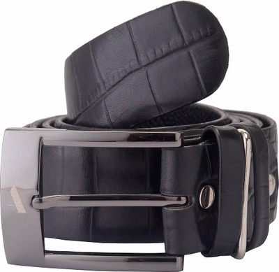 

Adamis Men Formal Black Genuine Leather Belt
