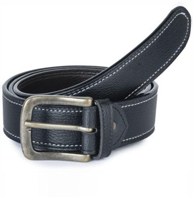 

OODI Men Black Artificial Leather Belt