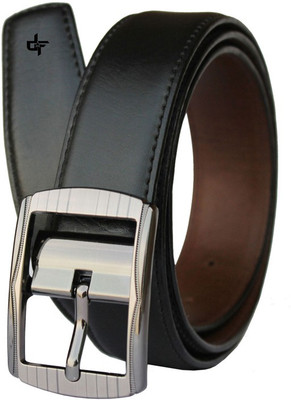 

OODI Men Black Artificial Leather Belt