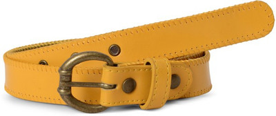 

Baggit Women Casual Yellow Synthetic Belt