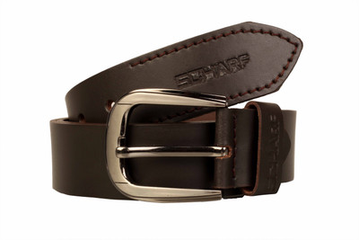 

Scharf Men Casual, Party, Evening Brown Genuine Leather Belt, Brown 55