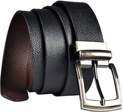 

Saugat Traders Boys Formal, Casual, Party, Evening Black, Brown Genuine Leather Reversible Belt