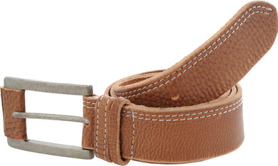 

tZaro Men Casual Tan Metal, Genuine Leather Belt