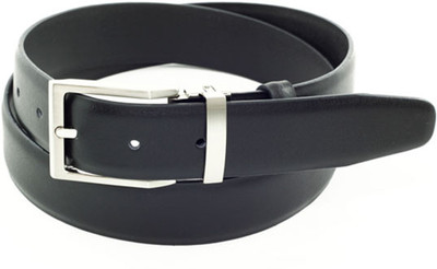 28% OFF on Orosilber Casual Black Genuine Leather Belt