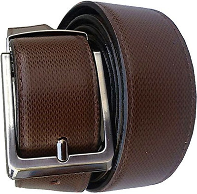 

Wholesome Deal Men Formal Brown Synthetic Reversible Belt