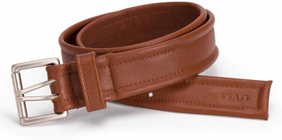

Viari Men Formal Tan Genuine Leather Belt, Tan-01
