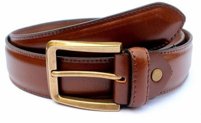 

Tops Men Formal Tan Genuine Leather Belt
