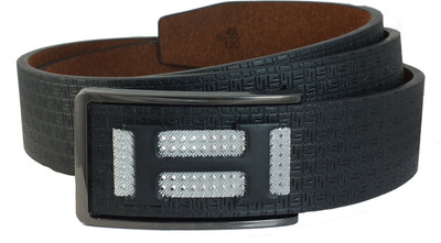 

Ammvi Creations Men Casual Black Artificial Leather Belt
