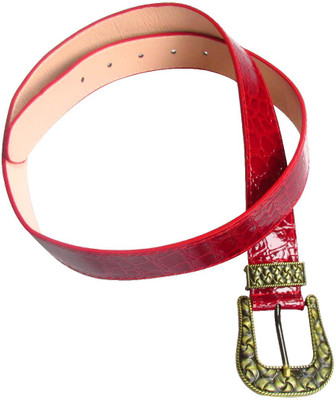 

Jewelz Girls Casual Red Texas Leatherite Belt