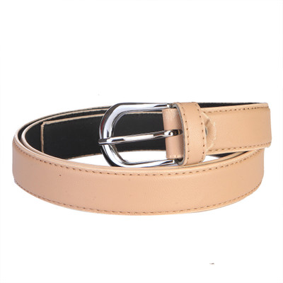 

Royal County Of Berkshire Polo Club Women Casual Beige Texas Leatherite Belt, Beige-03