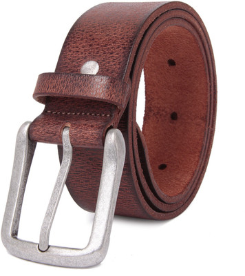 

NEUBUCK Men Orange Genuine Leather Belt