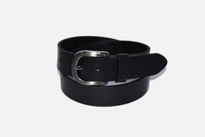 

Pellezzari Men Formal Black Genuine Leather Belt