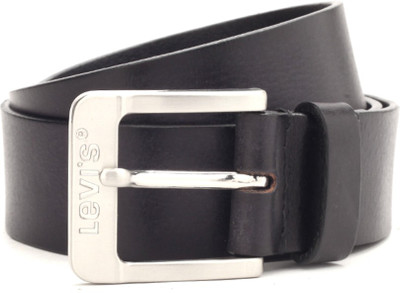 

Levi's Men Black Genuine Leather Belt