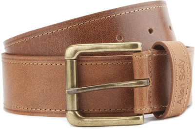 Allen Solly Men Tan Genuine Leather Belt