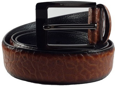 

SHAKS TRADERS Men Multicolor Genuine Leather Belt, Mix black+tan+brown