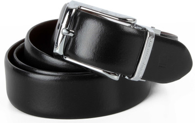 

Louis Philippe Men Black, Brown Synthetic Reversible Belt, Black and brown