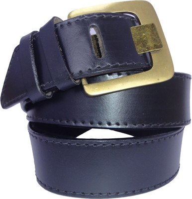 

Revo Men Casual Black Genuine Leather Belt