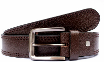 

Tops Men Semi-formal Brown Genuine Leather Belt