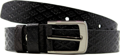 

RAZA Men Casual Black Genuine Leather Belt