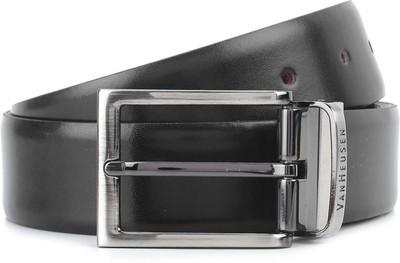 

Van Heusen Men Brown, Black Metal Reversible Belt, Black and brown