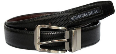 

Winsome Deal Men Formal, Casual Black Artificial Leather Belt