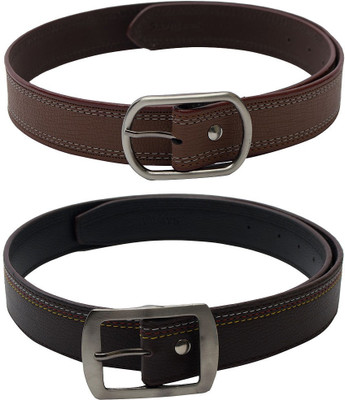 

Skyways Men Casual Brown, Brown Artificial Leather Belt, Brown-02