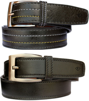 

Fashius Men Black Artificial Leather Belt, Black-01