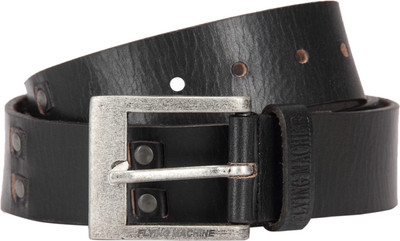 

Flying Machine Men Black Genuine Leather Belt