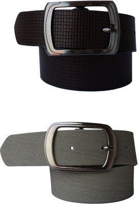 

Lenin Men Evening Grey Genuine Leather Belt