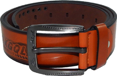 

Els Men Casual, Formal Khaki Artificial Leather, Synthetic Belt