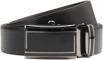 

Swiss Design Men Black, Brown Genuine Leather Reversible Belt