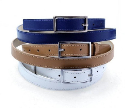 

SUNRISE ENTERPRISES Girls Casual, Evening, Formal, Party Blue, Brown, White Artificial Leather, Fabric Belt, Bluebrownwhite04242