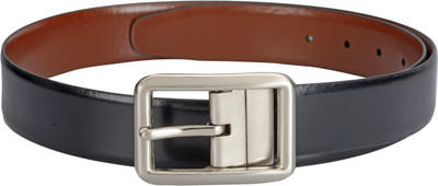 

TKWD Leathers Men Casual Black Genuine Leather Reversible Belt