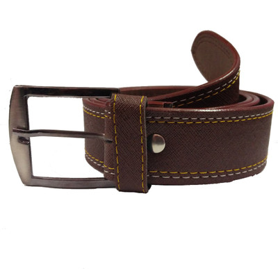 

Ansh Fashion Wear Men Casual Brown Artificial Leather Belt
