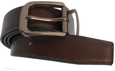 

AmahapGlamourDaze Men Formal Brown Artificial Leather Reversible Belt