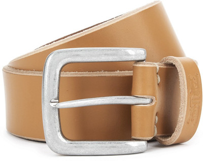 

Levi's Men Tan Genuine Leather Belt