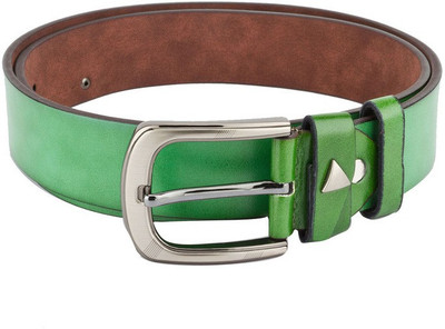 

Swiss Design Men Casual Green Genuine Leather Belt