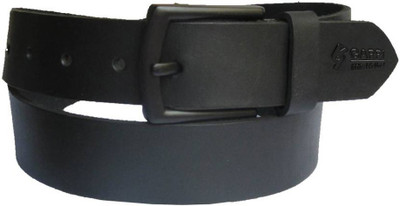 

Garri Men Casual Black Genuine Leather Belt