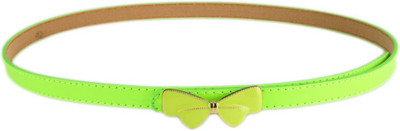 

Tiekart Women Casual Green Synthetic Belt