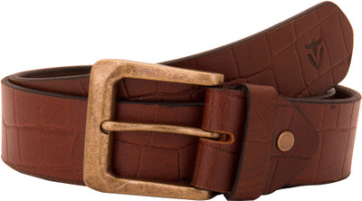 

Valbone Men Casual Brown Genuine Leather Belt