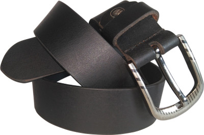 

Vondars Men Formal, Casual Black Genuine Leather Belt, Black mens formal leather belt