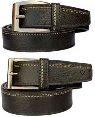 

Fashius Men Black Artificial Leather Belt, Black-01