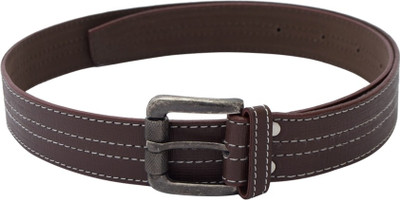 

Skyways Men Casual, Semi-formal Brown Artificial Leather Belt, Brown-01