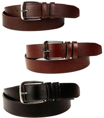 

OODI Men Brown Artificial Leather Belt